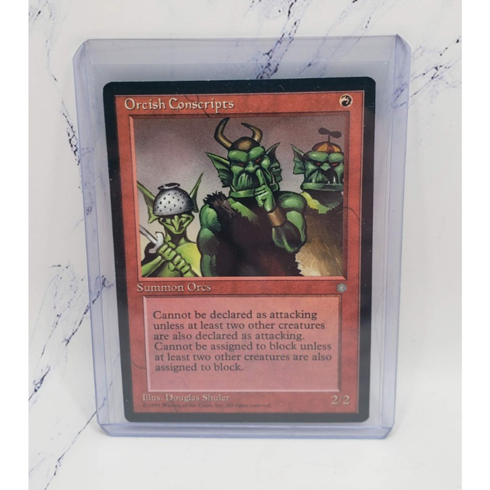 Magic the Gathering MTG Orcish Conscripts Ice Age